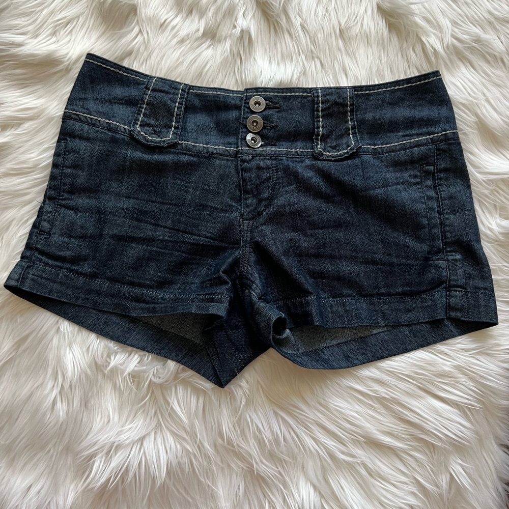 Rewash Shorts lightweight dark denim junior size 5
